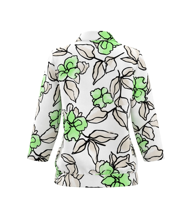 Frank Walder S61Top/TShirt 837072 Green print