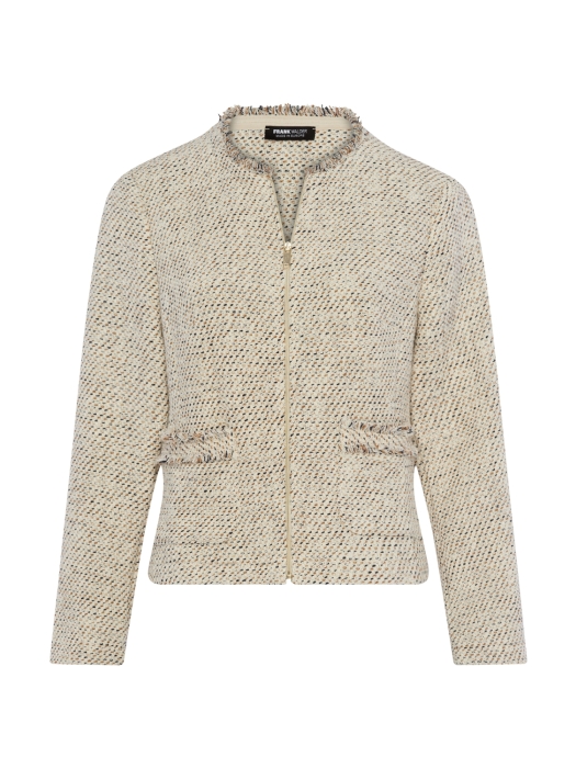 Frank Walder S61Jacke 015086 Beige/brown print
