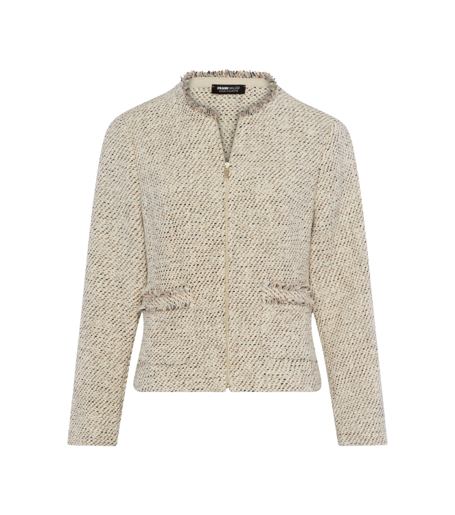 Frank Walder S61Jacke 015086 Beige/brown print