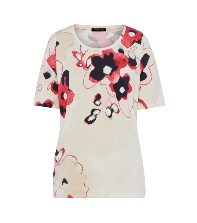 Frank Walder S61Top/TShirt 758035 Red print