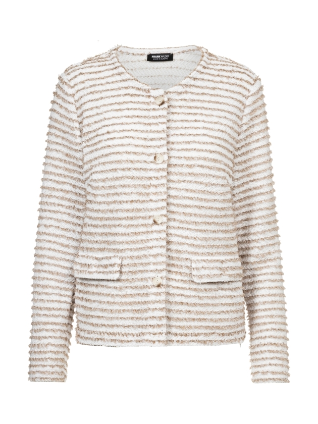 Frank Walder S62Jacke 000083 Beige/bro
