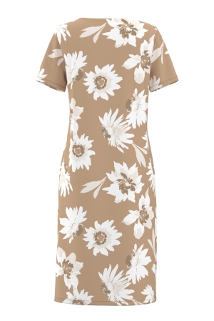 Frank Walder S62Kleid/MT 815086 Beige/bro print