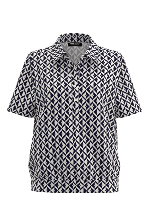 Frank Walder S62Top/TShirt 942059 Blue print