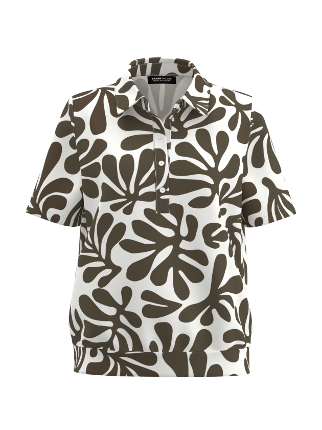 Frank Walder S62Top/TShirt 935077 Green print