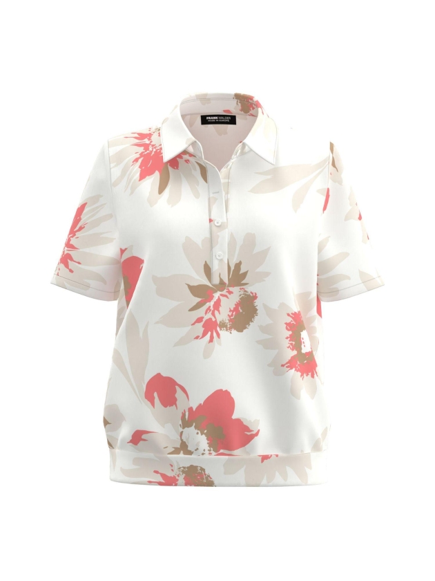 Frank Walder S62Top/TShirt 768090 White print