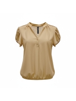 ZIP73 Top Tulip Sleeve Gold Glitter 710-Gold