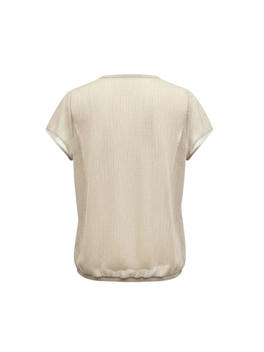 ZIP73 Top Tulip Sleeve Gold Glitter 710-Gold