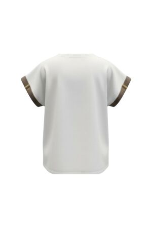 ZIP73 Shirt Cut-out Taupe/Off-white 205-Taupe