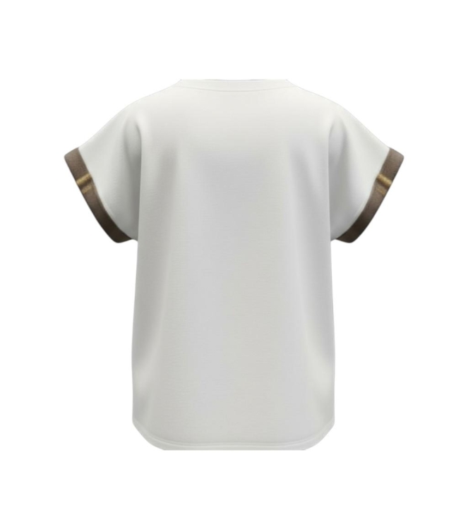 ZIP73 Shirt Cut-out Taupe/Off-white 205-Taupe