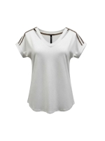 ZIP73 Shirt Cut-out Off-white/Taupe 111-Offwhite