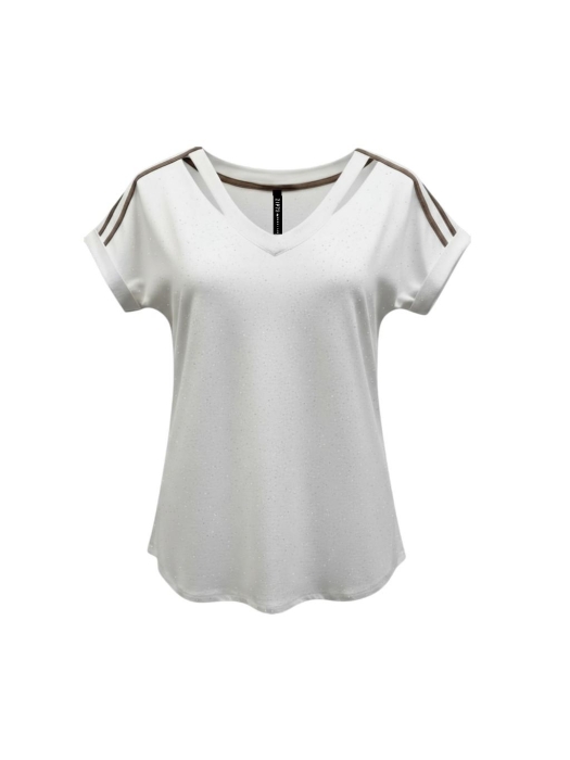 ZIP73 Shirt Cut-out Off-white/Taupe 111-Offwhite