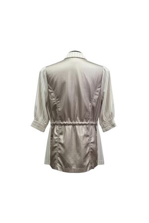 ZIP73 Blazer Drawstring Pinstripe Parachute Sand 190-Sand