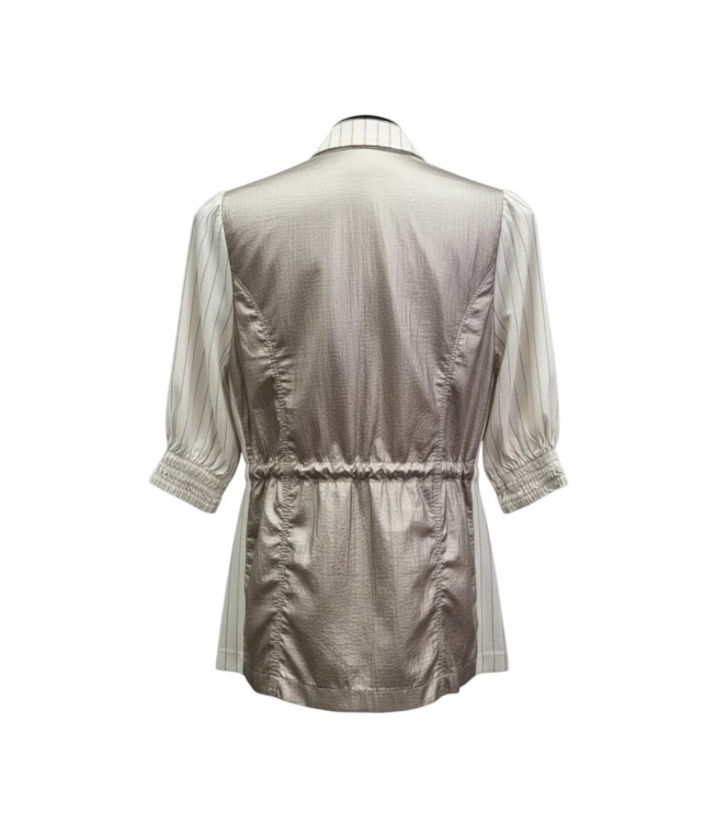 ZIP73 Blazer Drawstring Pinstripe Parachute Sand 190-Sand