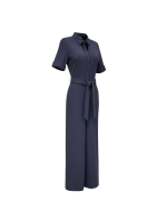 ZIP73 Jumpsuit Cut-out Black 001-Black