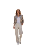 ZIP73 Straight Leg Pinstripe Sand 190-Sand