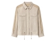 ZIP73 Bomber Leather Details Gold Glitter 710-Gold