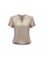 ZIP73 Top Leather V Champagne Glow 255-Champagne