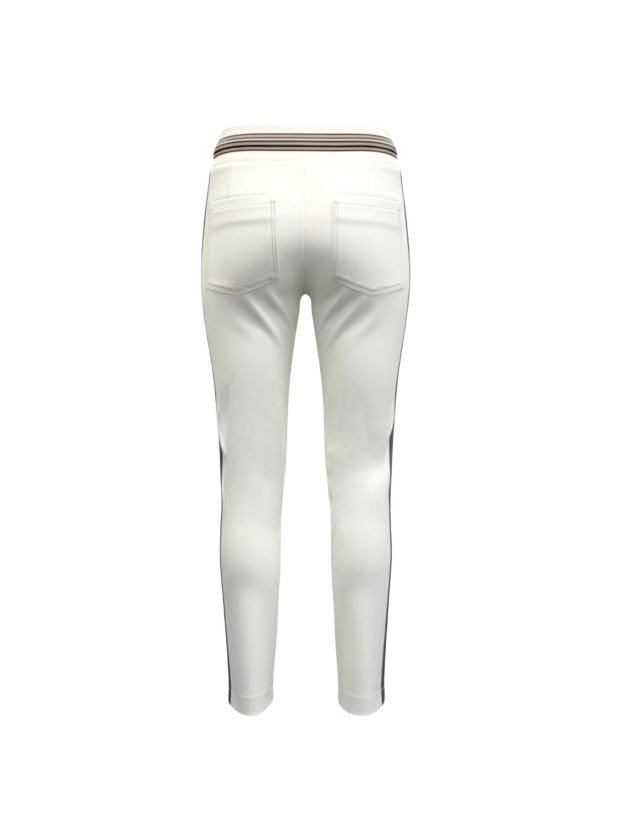 ZIP73 Pant Knitted Board Off-White/Taupe 205-Taupe