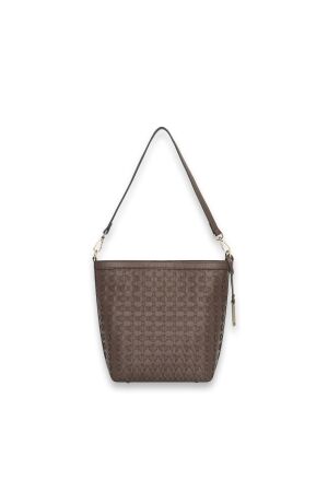 Bulaggi Woven Bucket 23 Donker bruin