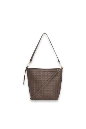Bulaggi Woven Bucket 23 Donker bruin