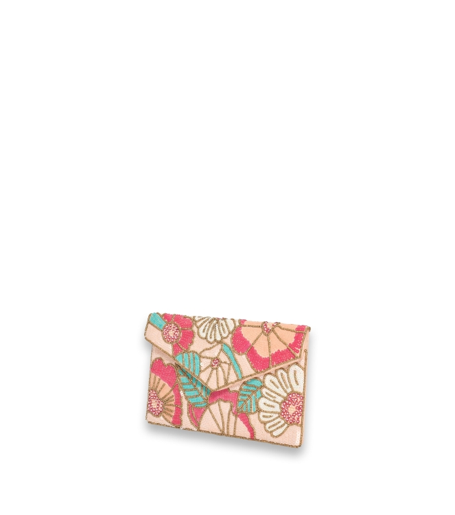 Bulaggi Flowers clutch 64 Fuchsia