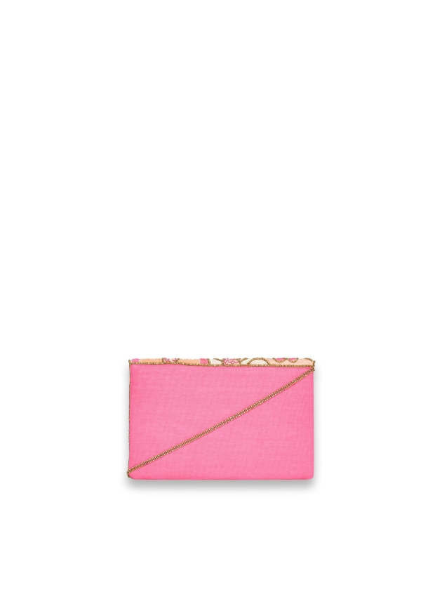 Bulaggi Flowers clutch 64 Fuchsia