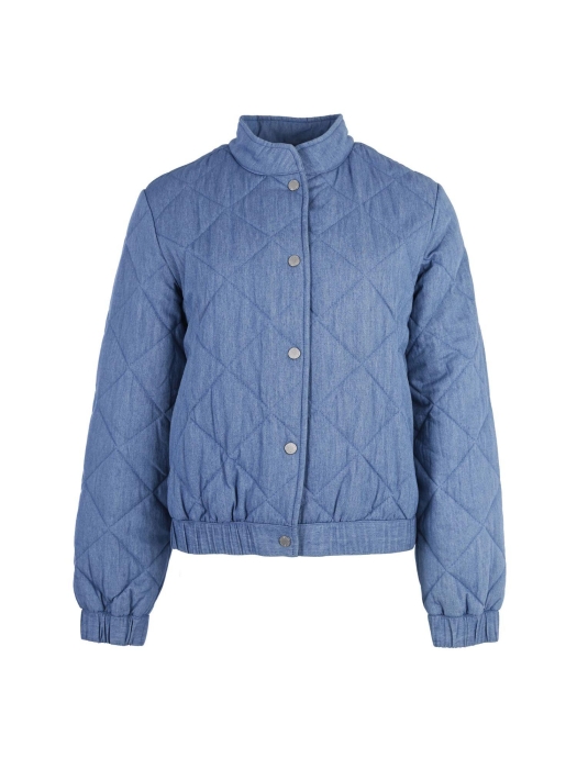 Covered Jacket DAVINA 0526 Light blue