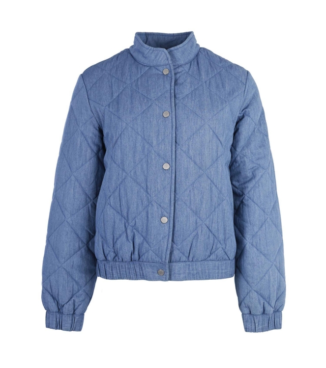 Covered Jacket DAVINA 0526 Light blue