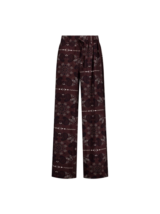 Studio Anneloes Grace paisley trousers 8714 espresso/kit