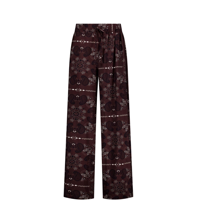 Studio Anneloes Grace paisley trousers 8714 espresso/kit