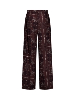 Studio Anneloes Grace paisley trousers 8714 espresso/kit