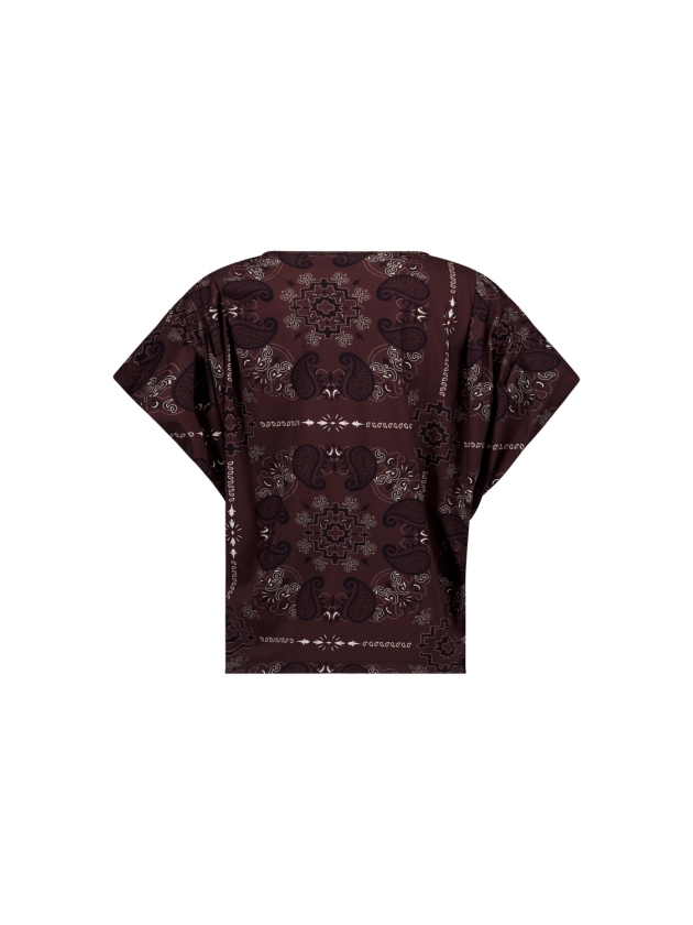 Studio Anneloes Renske paisley top 8714 espresso/kit