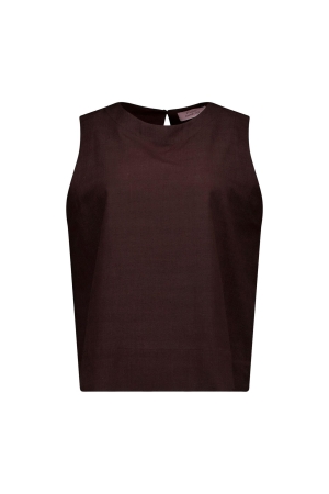 Studio Anneloes Gilian linen top 8700 espresso