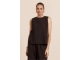 Studio Anneloes Gilian linen top 8700 espresso