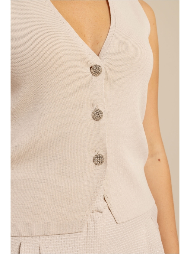 Studio Anneloes Fenna knitted gilet 1400 kit