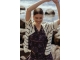 Studio Anneloes Yara stripe cardigan 1787 ecru/espresso