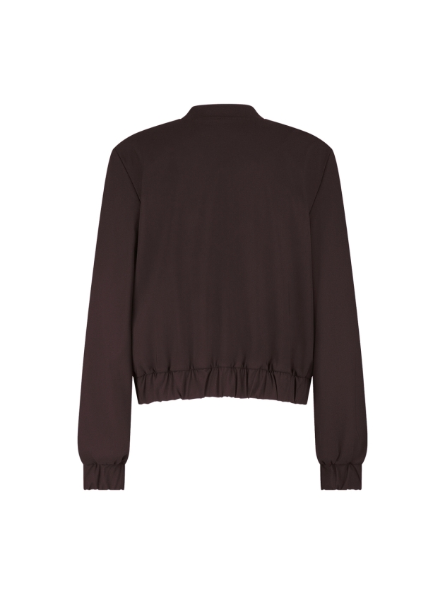Studio Anneloes Benja bomber jacket 8700 espresso