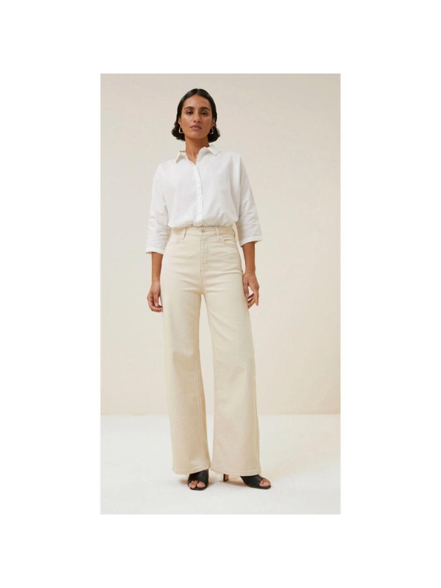 By-Bar Amsterdam lina rw pants 027-raw white