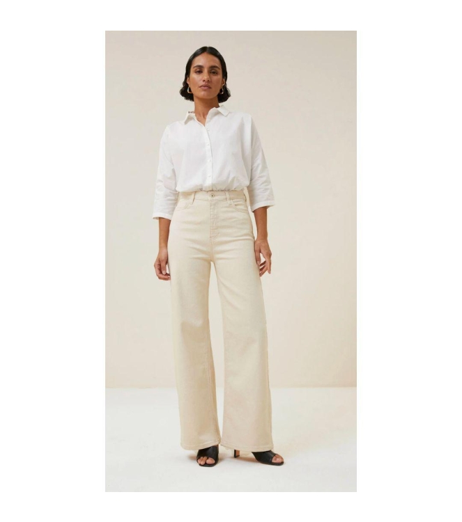 By-Bar Amsterdam lina rw pants 027-raw white