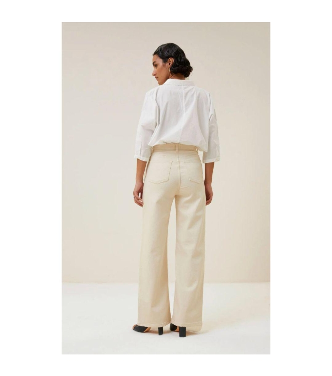 By-Bar Amsterdam lina rw pants 027-raw white
