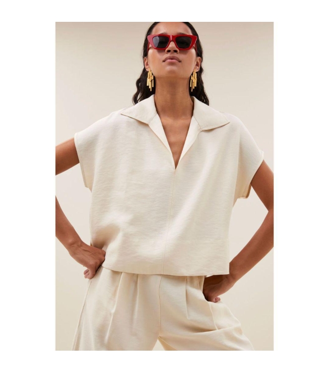 By-Bar Amsterdam zia blouse 017-cream