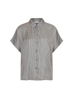 By-Bar Amsterdam barley silky stripe blouse 886-jet black stripe
