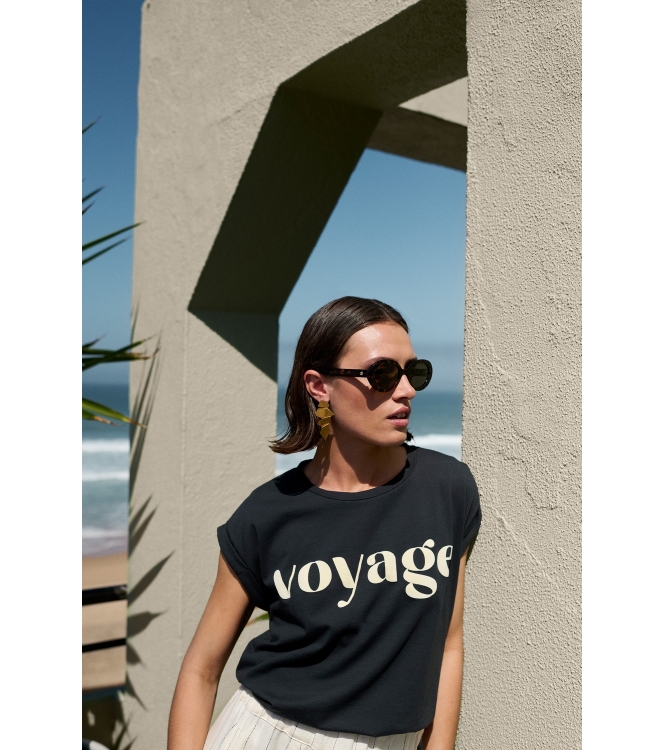 By-Bar Amsterdam tobi voyage top 861-jet black