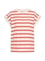 By-Bar Amsterdam tobi stripe top 1323-poppy red stripe