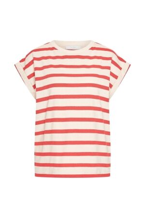 By-Bar Amsterdam tobi stripe top 1323-poppy red stripe