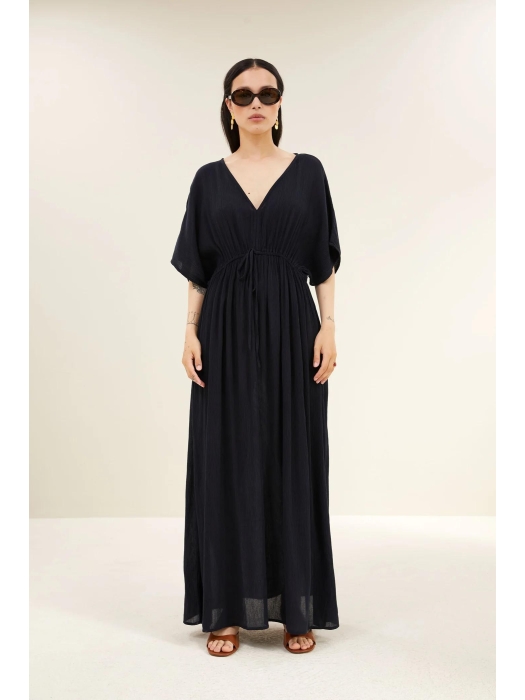 By-Bar Amsterdam long dress 1630-captain blue