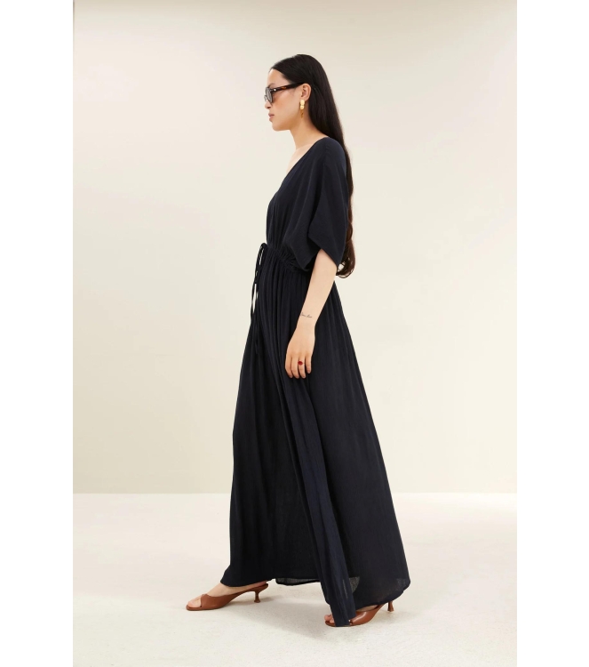 By-Bar Amsterdam long dress 1630-captain blue