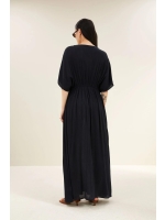 By-Bar Amsterdam long dress 1630-captain blue