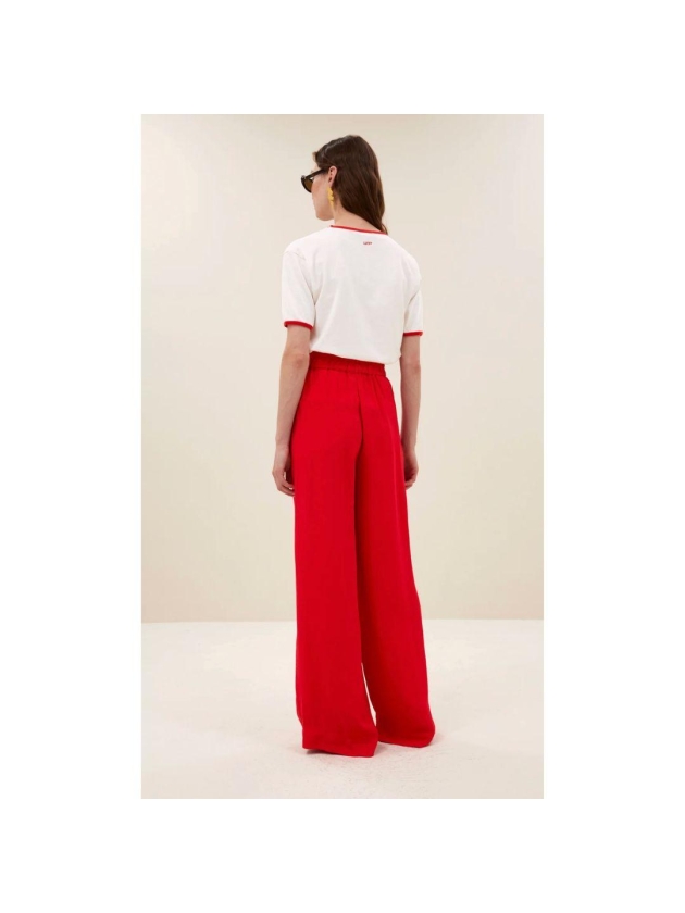 By-Bar Amsterdam benji satin stripe pants 1318-lollipop