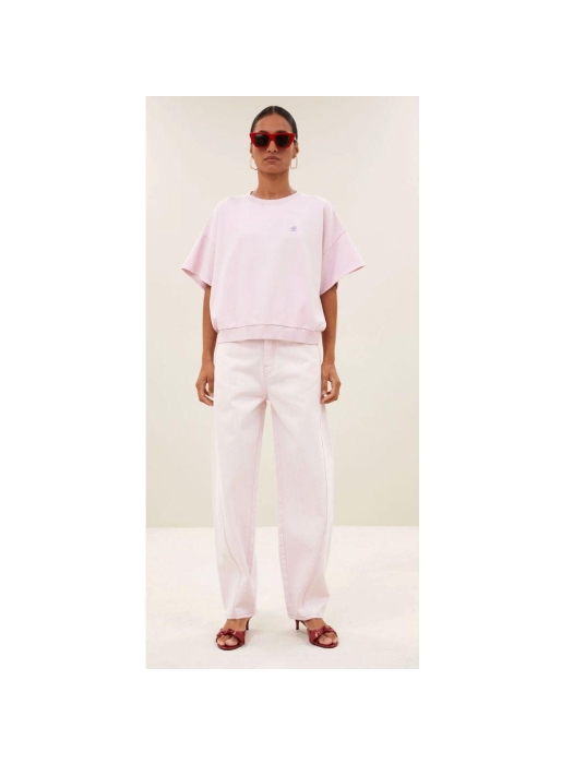 By-Bar Amsterdam begum slub jeans 359-light pink